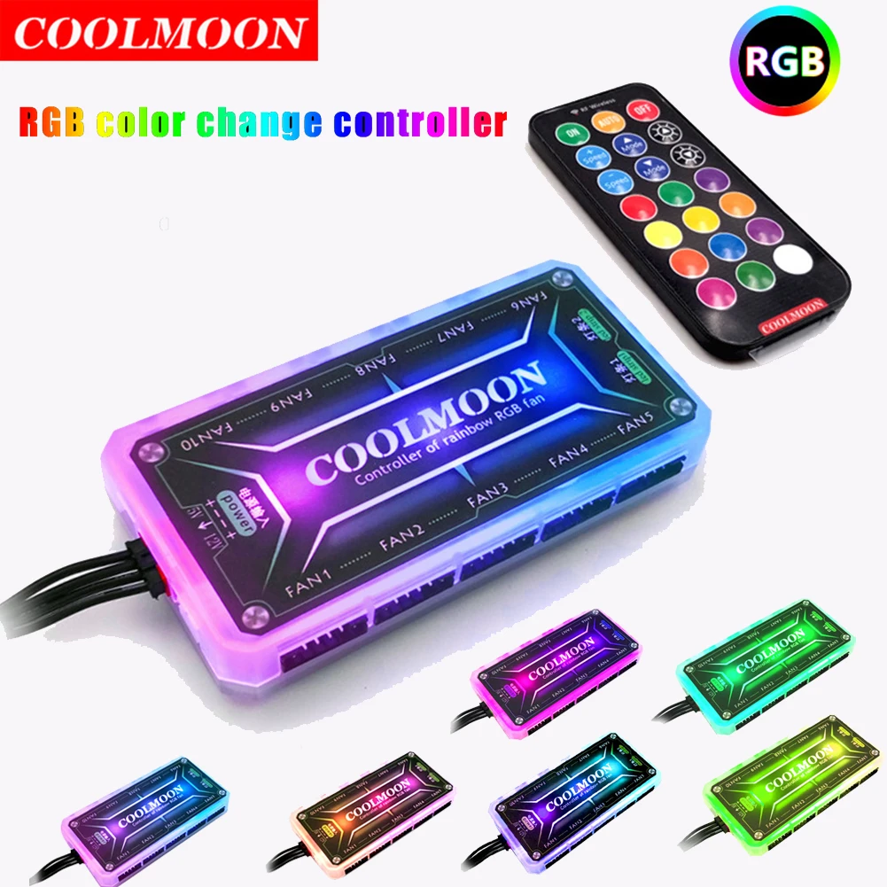 Tablet With All Accessories - Coolmoon-インテリジェントリモコン,PCケース,argbコントローラー,冷却ファン,シャーシ,サイレントファンハブ,12v,5a,6ピン