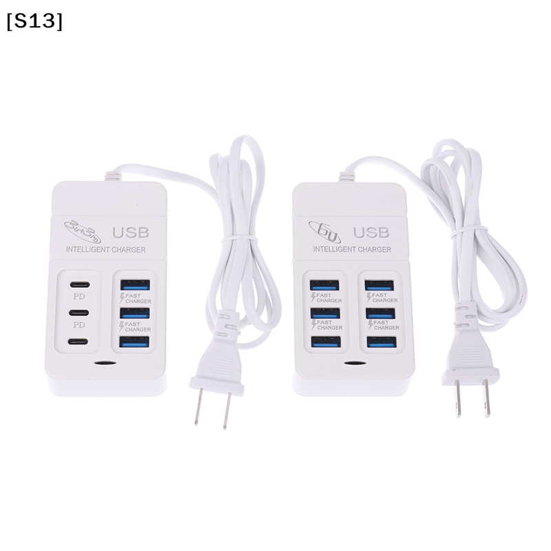 Usb Hub Type C - 1PC USプラグ 6ポート マルチポートUSB充電器 35W PD