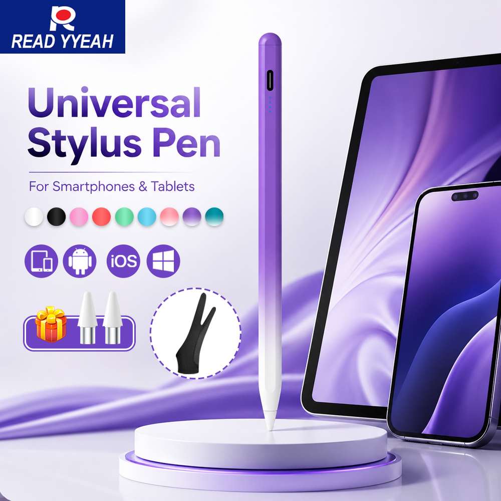 Samsung Tablet Accessories Pen - ユニバーサルスタイラスペン Android iOS Windows 用磁気吸着電話タブレットアクセサリー Xiaomi