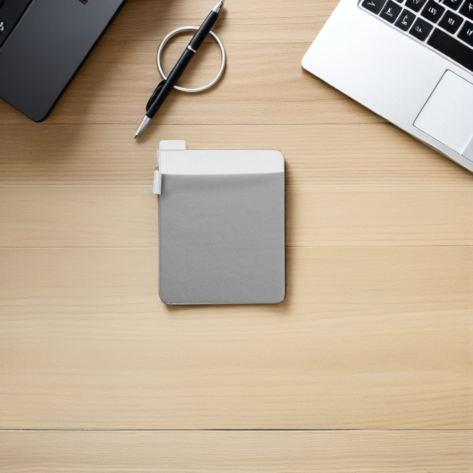 Officeworks Tablet Accessories - 自己粘着式マウス収納バッグ、ラップトップ、タブレット、マウス、スタイラス、オーガナイザー、学校、オフィス、USBケーブル、アクセサリー用の伸縮性スリーブ