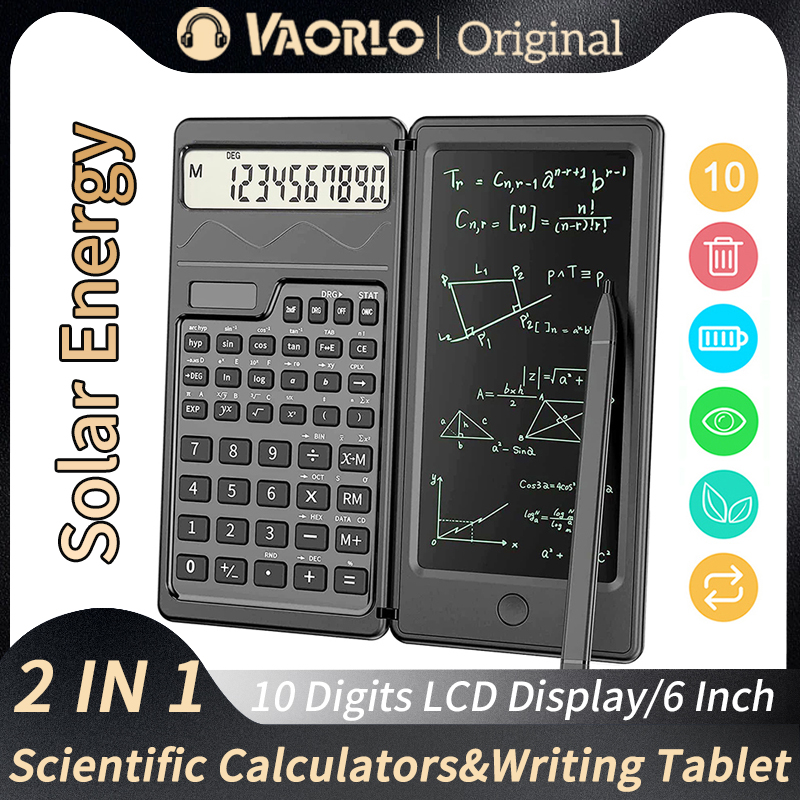 Graphic Tablet Accessories - VAORLO 2 IN 1 折りたたみ式関数電卓 6