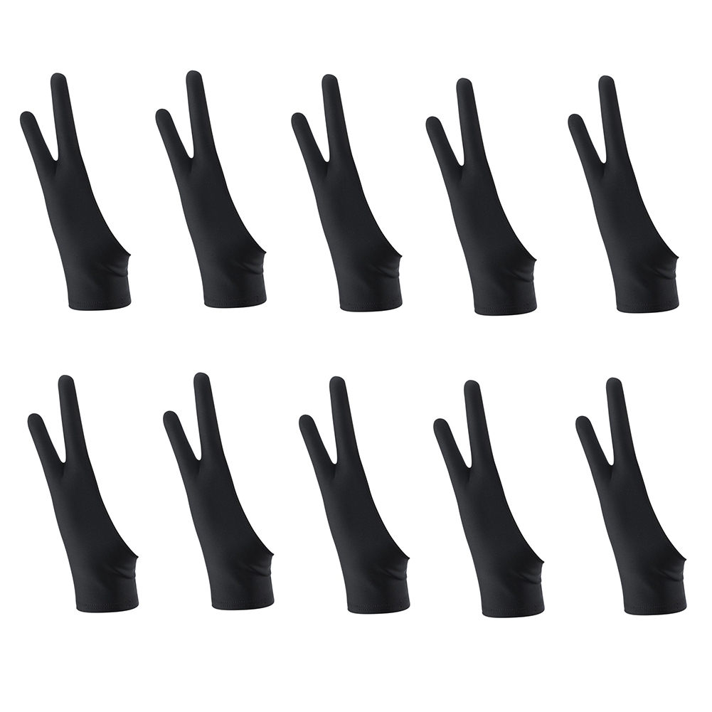 Drawing Glove Artist - 10 パック アーティスト ドローイング 2 フィンガー防汚描画用手袋