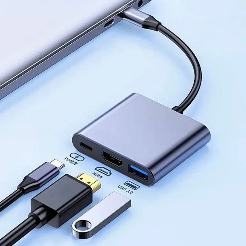 Usb Hub Type C - USB C ハブ 3in1 タイプ C