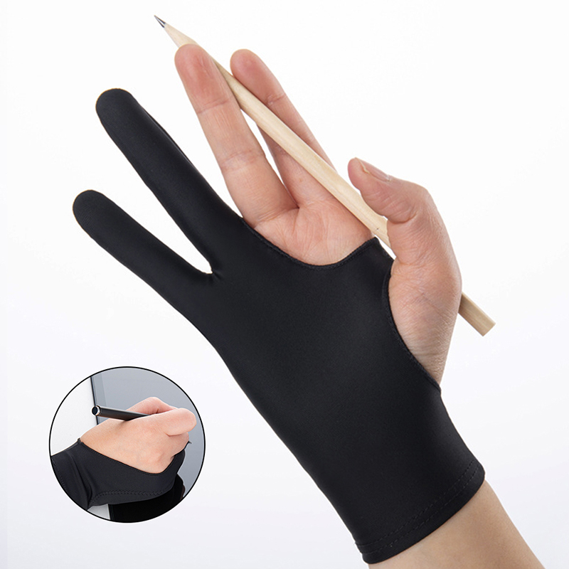 Drawing Glove Artist - 描画グローブ アンチタッチ 2 本指ペイント グローブ IPad