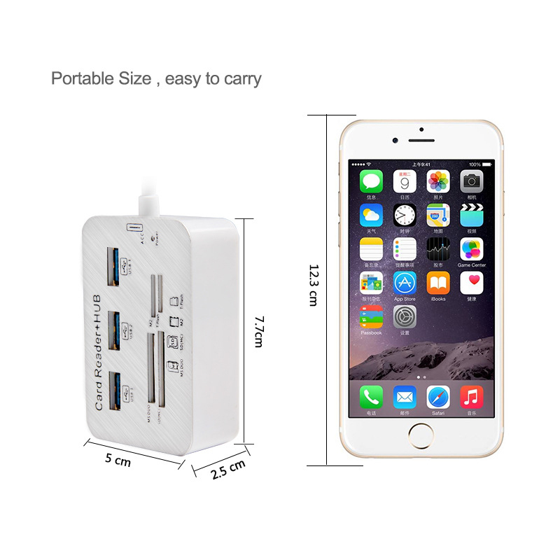 7in1 3ポートUSB TYPE C 3.0ハブ+4ポート - Usb Hub Type C のレビューと価格