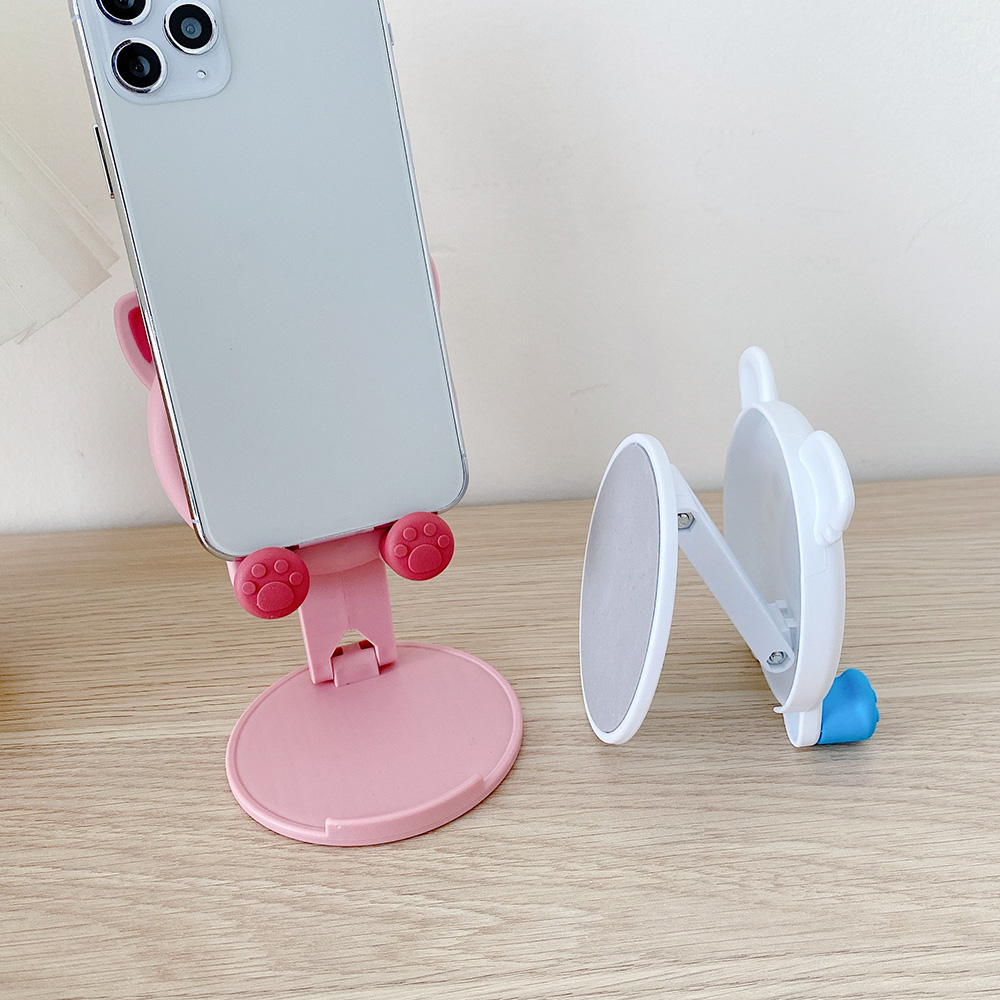 かわいい動物デスクトップ電話スタンド折りたたみ式調節可能なス - Tablet Accessories Online のレビューと価格