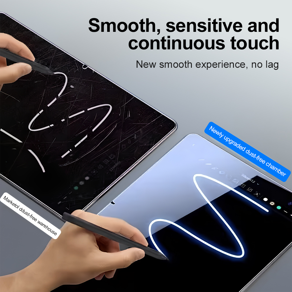 ワンクリックで埃が入らない強化ガラス Samsung Tab - Samsung Tablet S10 Accessories のレビューと価格