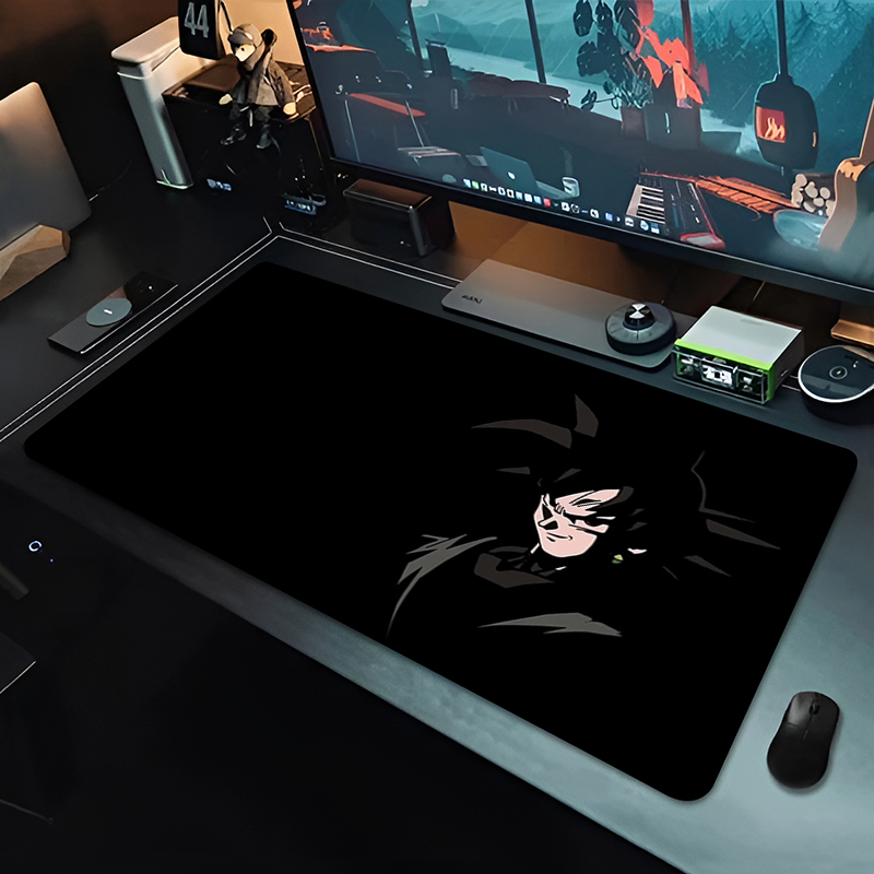 DBZ ブラックアニメマウスパッドドラゴンボール大型 PC  - Graphic Tablet Accessories のレビューと価格