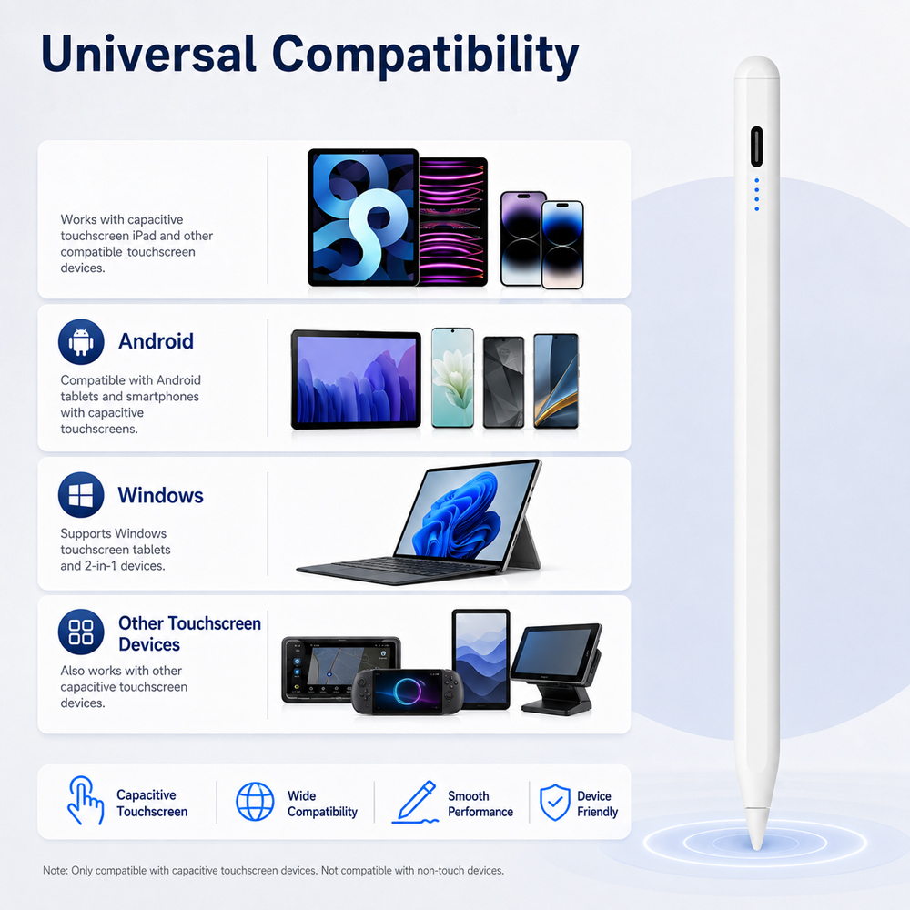 ユニバーサルスタイラスペン Android iOS Wind - Samsung Tablet Accessories Pen のレビューと価格