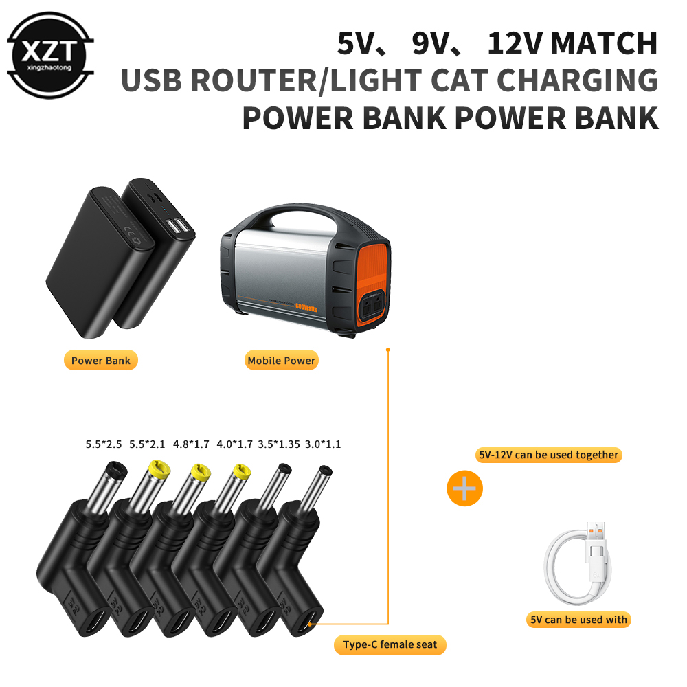 5V 9V 12V USB C Type C PD - DC - Usb Hub Type C のレビューと価格