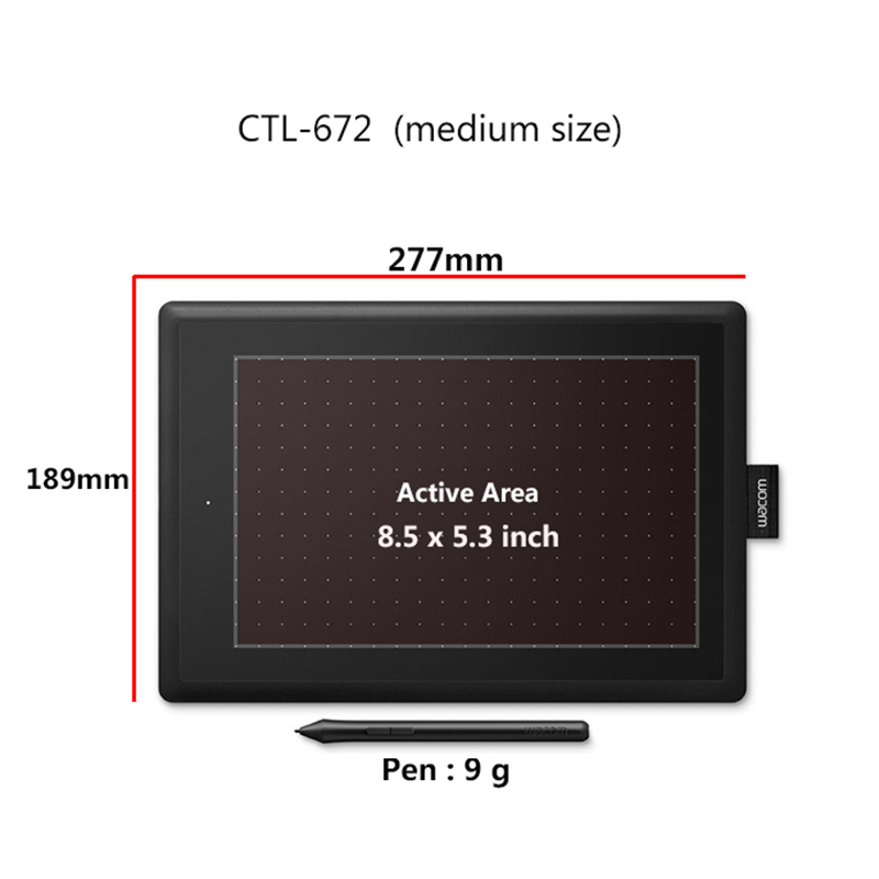 Wacom-グラフィックタブレットCTL-672 x 10. - Graphic Tablet Accessories のレビューと価格