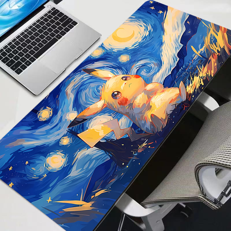マウスパッド大 P-ピカチュウゴム PC コンピュータゲーム - Tablet With All Accessories のレビューと価格