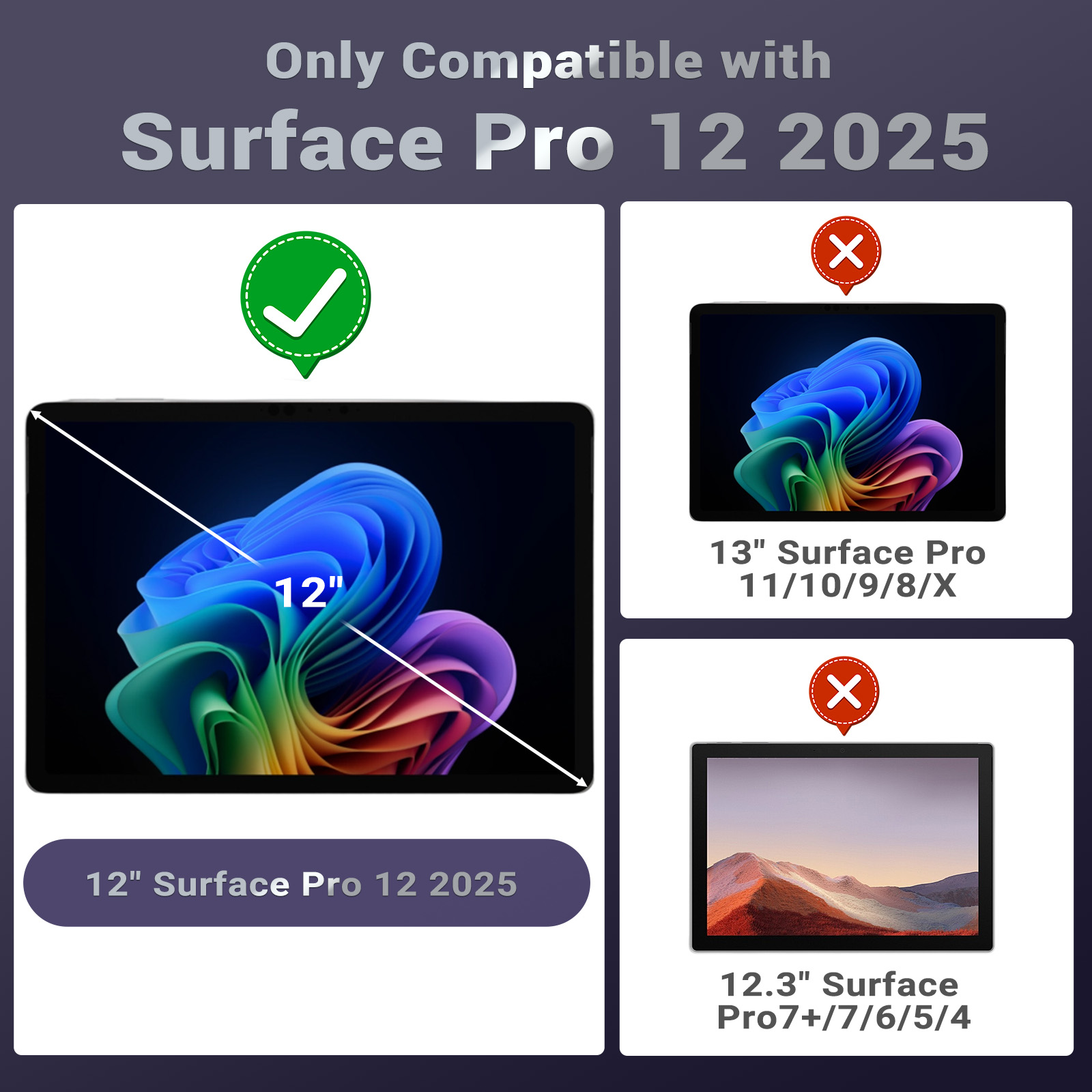 新型Microsoft Surface Pro 12インチ（ - Microsoft Tablet Accessories のレビューと価格