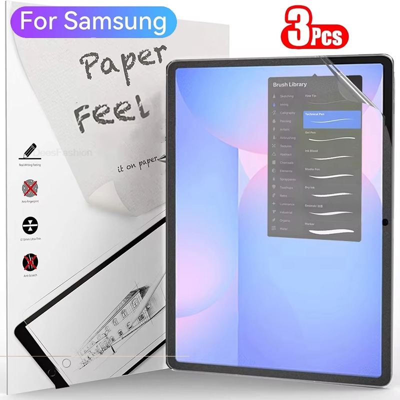 3枚入りペーパーフィールタイプのスクリーンプロテクター Sa - Samsung Tablet S10 Accessories のレビューと価格