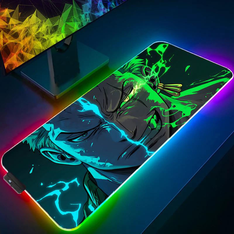 ワンピースゾロマウスパッド RGB ゲームアクセサリー Ga - Tablet With All Accessories のレビューと価格