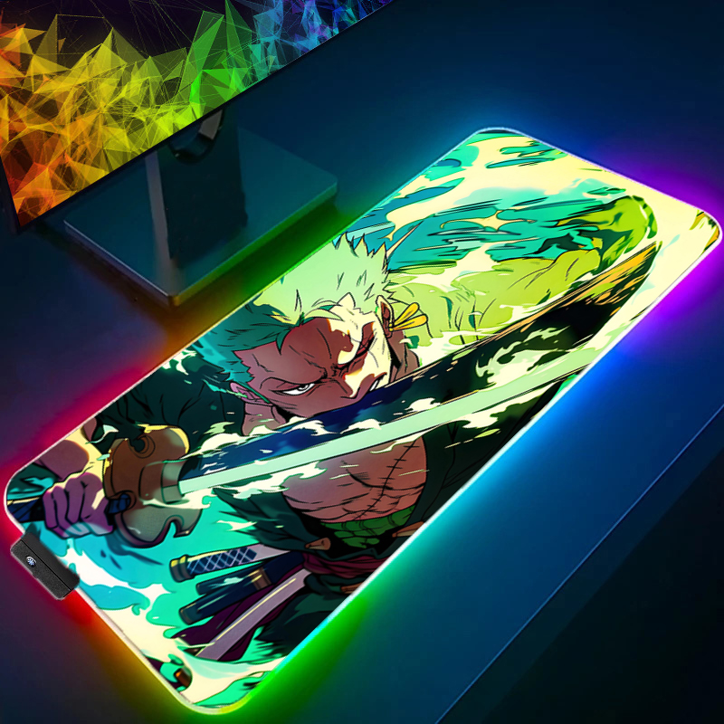ワンピースゾロマウスパッド RGB ゲームアクセサリー Ga - Tablet With All Accessories のレビューと価格