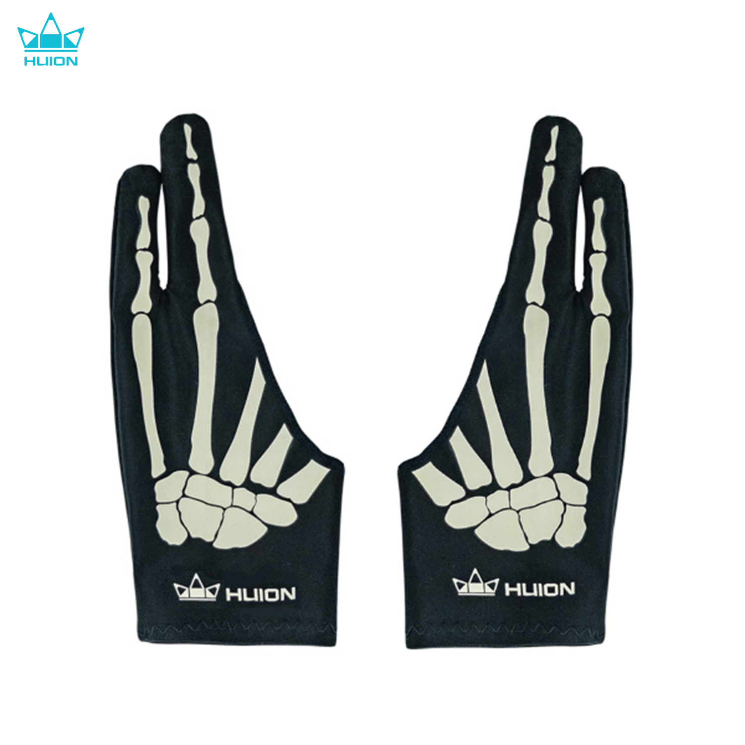 Huion スケルトン グローブ 2 本指防汚アーティスト  - Drawing Glove Artist のレビューと価格
