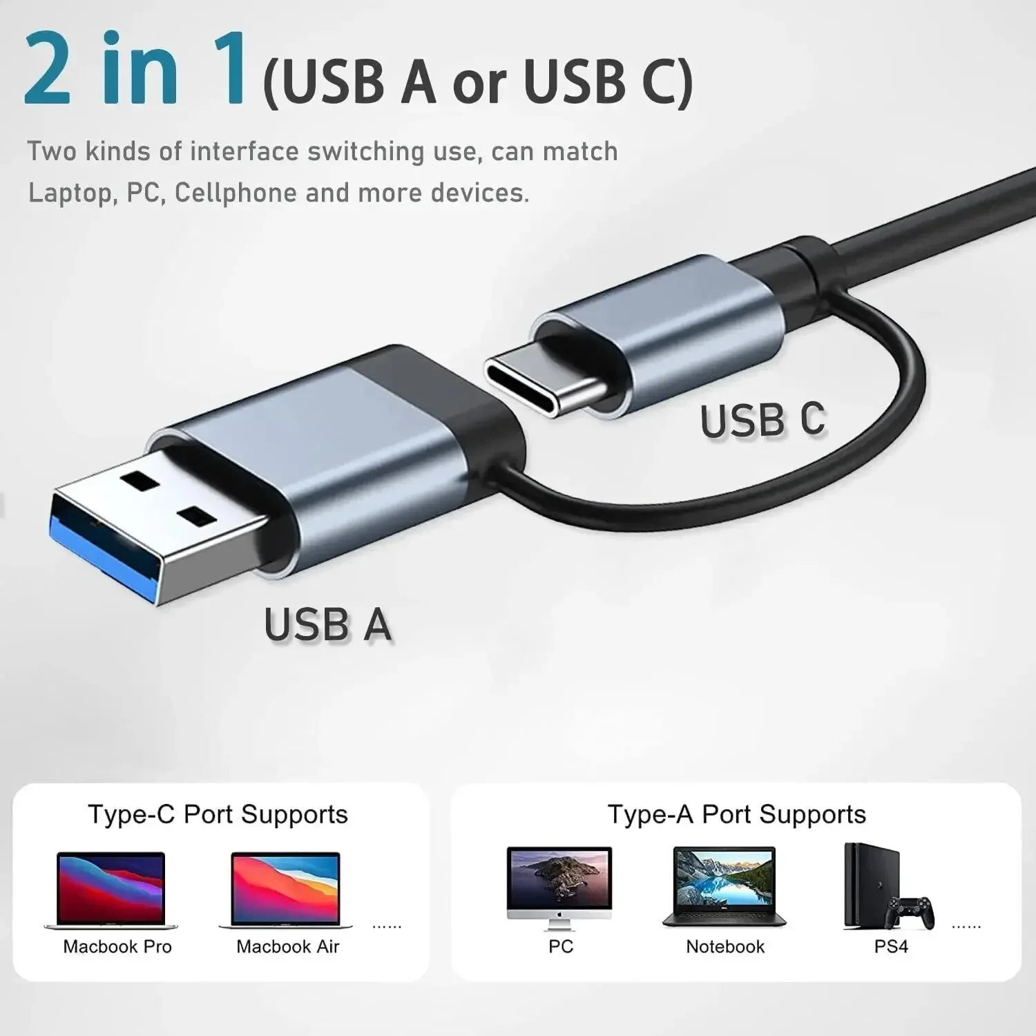 8 In 2 USB-C ハブ 3.0 SD/TF カードリ - Usb Hub Type C のレビューと価格