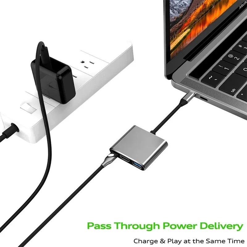 USB C ハブ 3in1 タイプ C 3.0 to HDM - Usb Hub Type C のレビューと価格