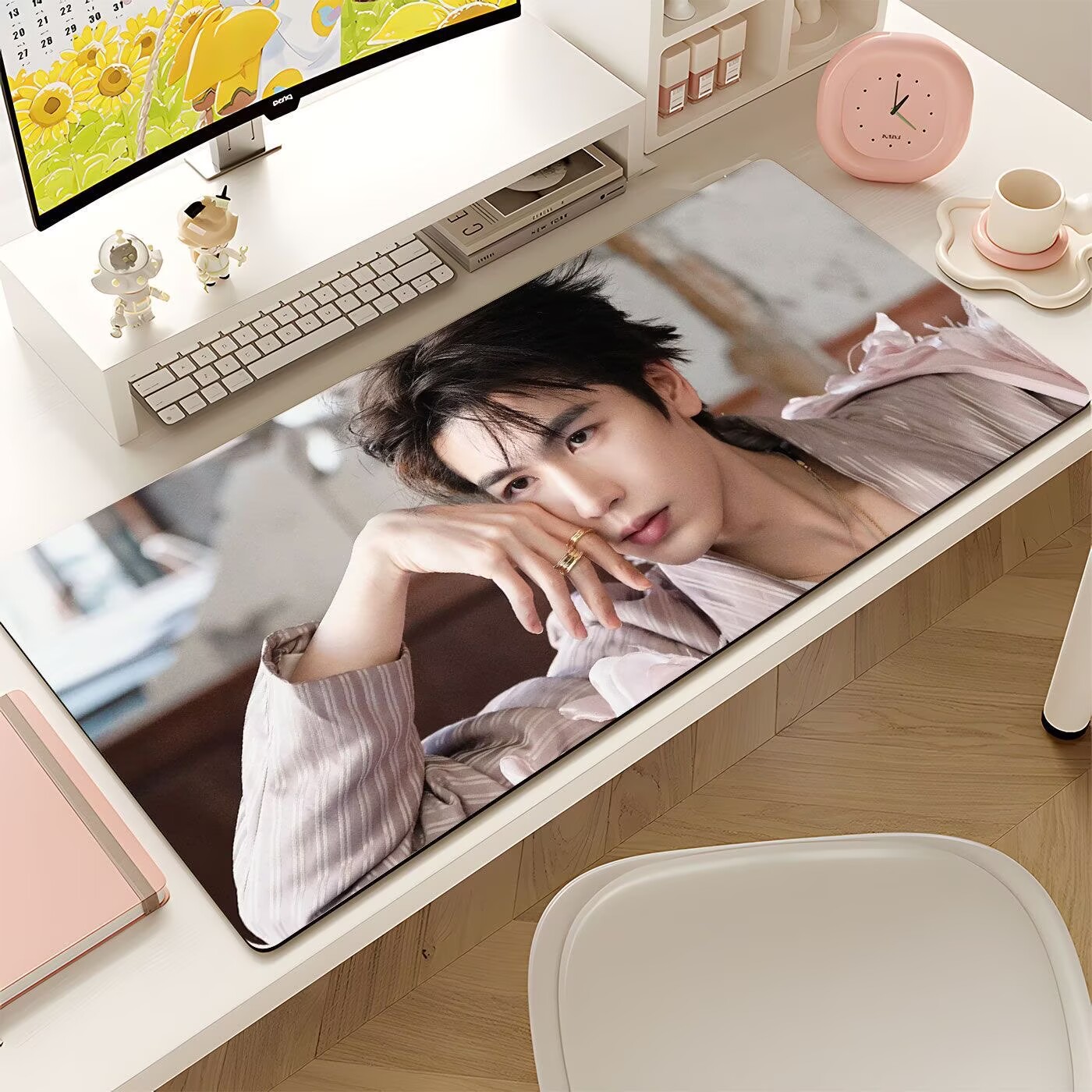 張玲河の特大マウスパッド、有名人小説の男性主人公キーボードパ - Tablet Computer Accessories のレビューと価格