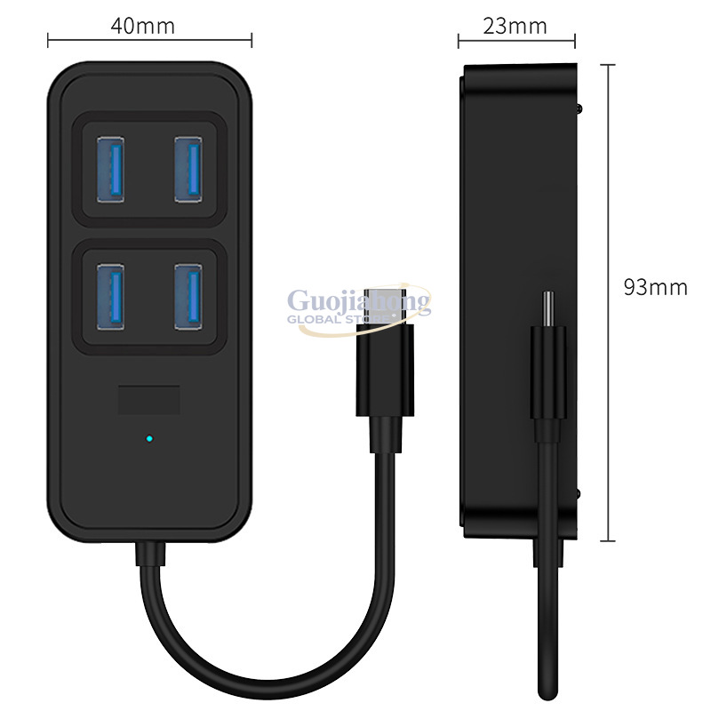 クロスボーダーUSB3.0ハブ、USBインターフェースブレー - Usb Hub Type C のレビューと価格