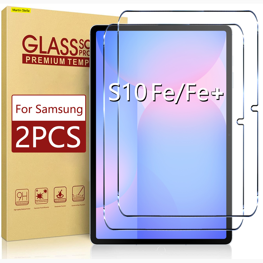 サムスンギャラクシータブ S10 Fe プラス強化ガラススク - Samsung Tablet S10 Accessories のレビューと価格