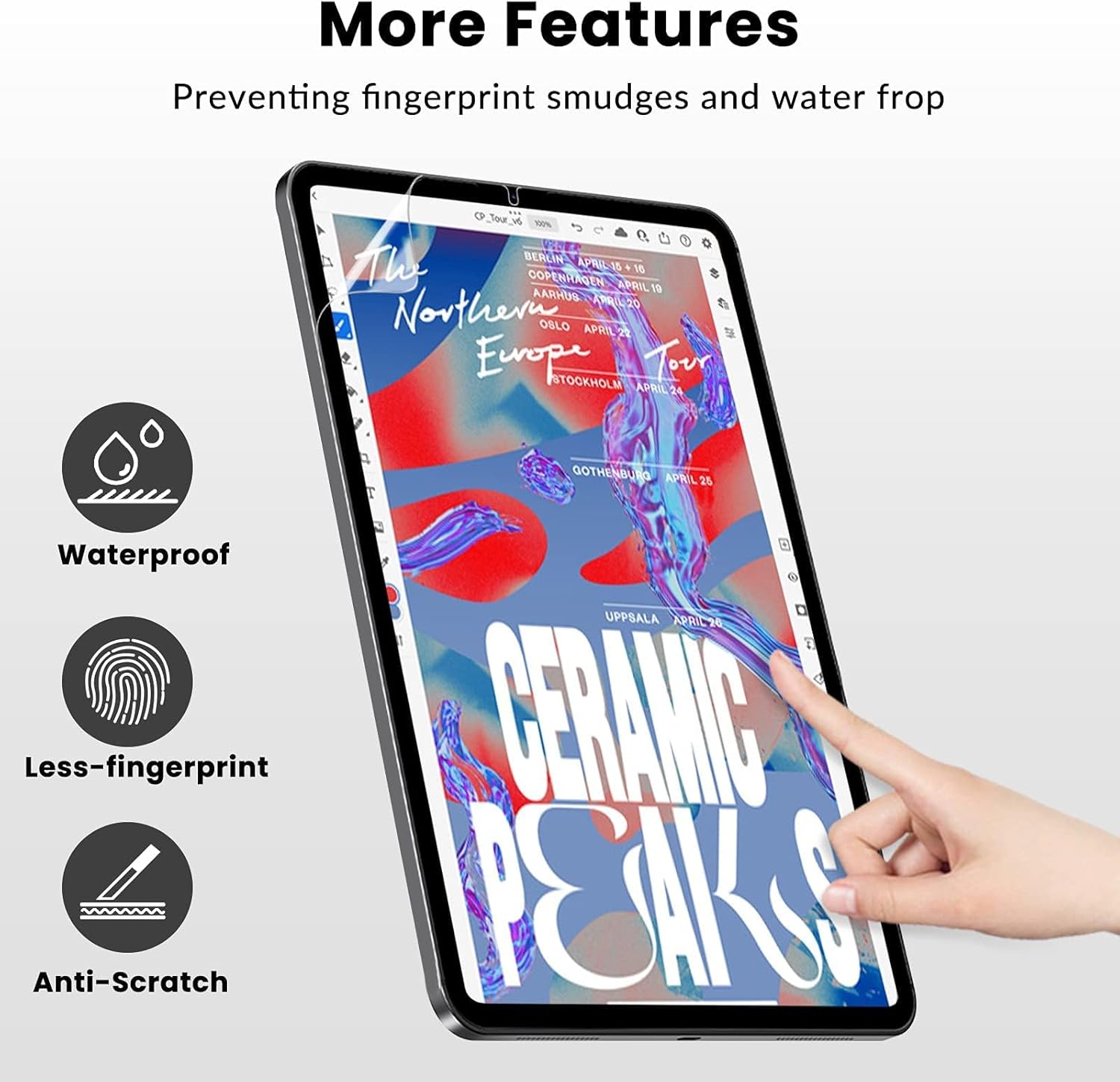 2枚入り ペーパーライクスクリーンプロテクター Samsun - Tablet S9 Fe Accessories のレビューと価格