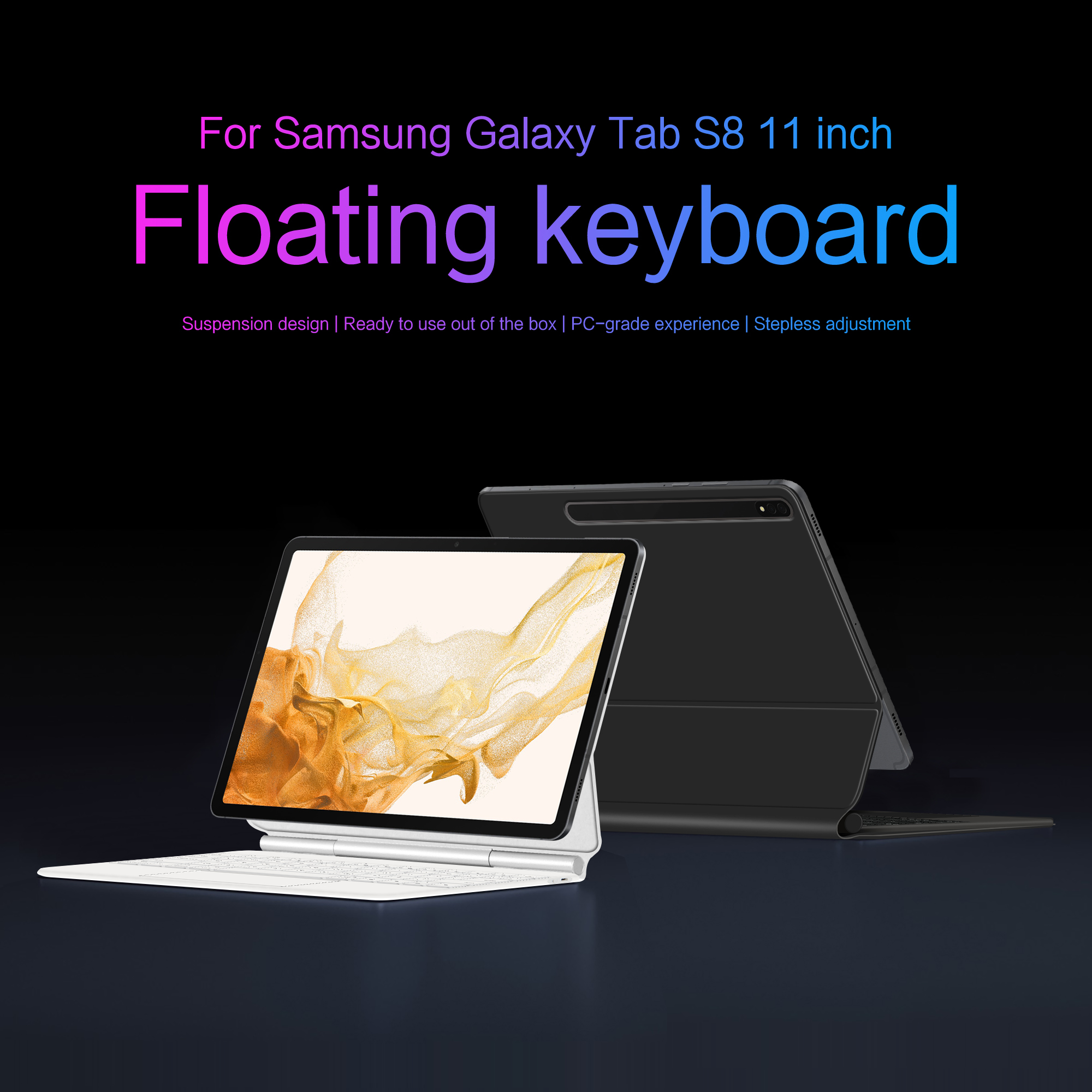 LFOIQN マジックキーボード サムスンギャラクシータブ  - Tablet S9 Fe Accessories のレビューと価格