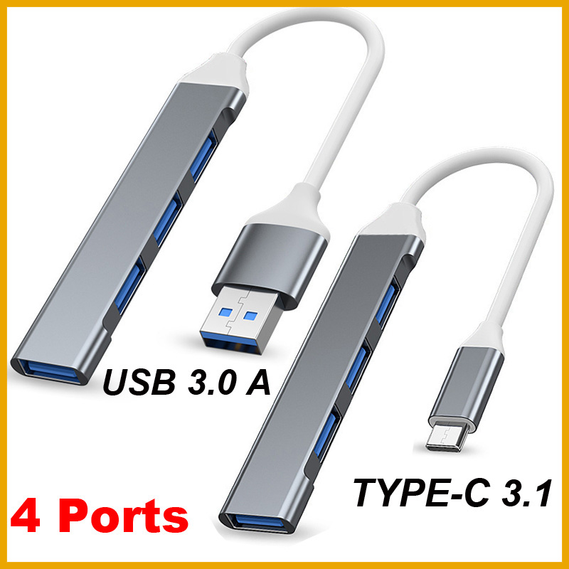 USB 3.0 TYPE-C 3.1 4ポートUSBハブ O - Usb Hub Type C のレビューと価格
