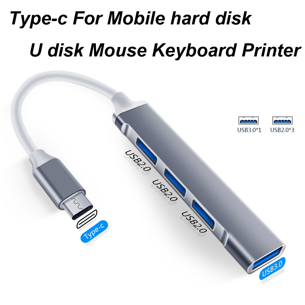 USB 3.0 TYPE-C 3.1 4ポートUSBハブ O - Usb Hub Type C のレビューと価格