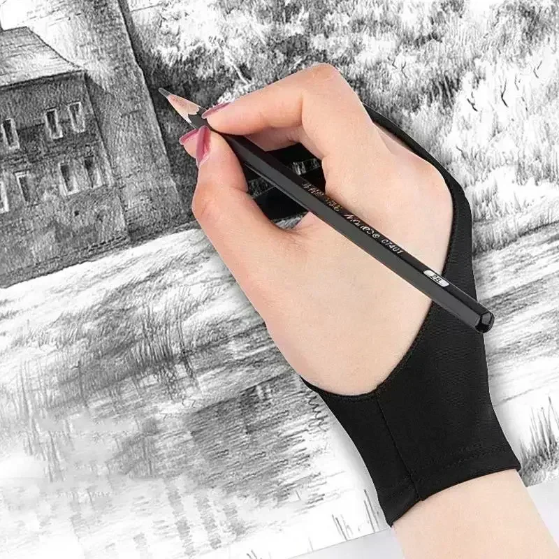 描画用手袋 パームリジェクション機能付き 2本指グローブ A - Drawing Glove Artist のレビューと価格