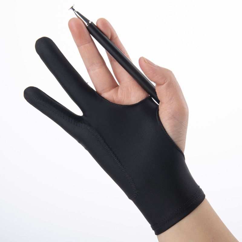 1PC 二本指ハンドペイントグローブ油絵画材アンチタッチタブ - Drawing Glove Artist のレビューと価格