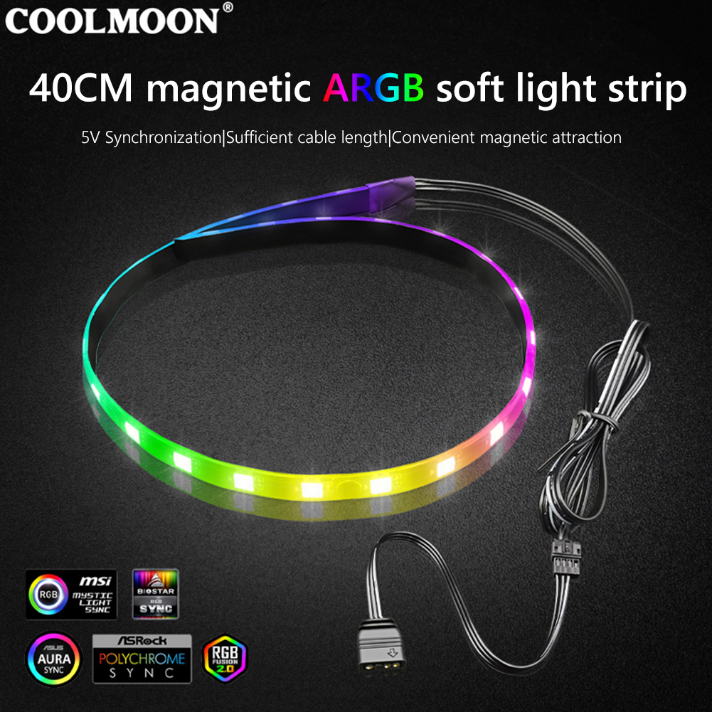 Coolmoon CM-LS40 5v argb pcケース - Tablet With All Accessories のレビューと価格