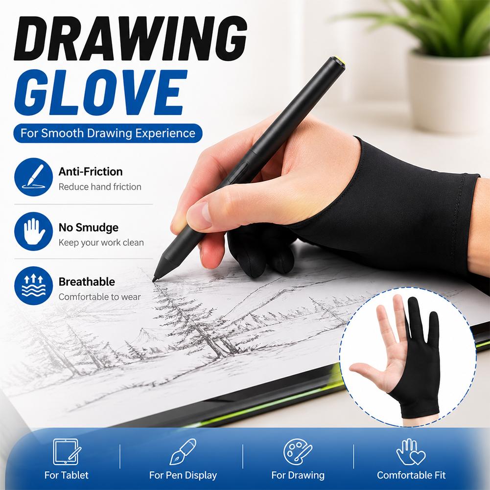 描画用手袋 アンチタッチスクリーンアーティストグローブ 通気 - Drawing Glove Artist のレビューと価格