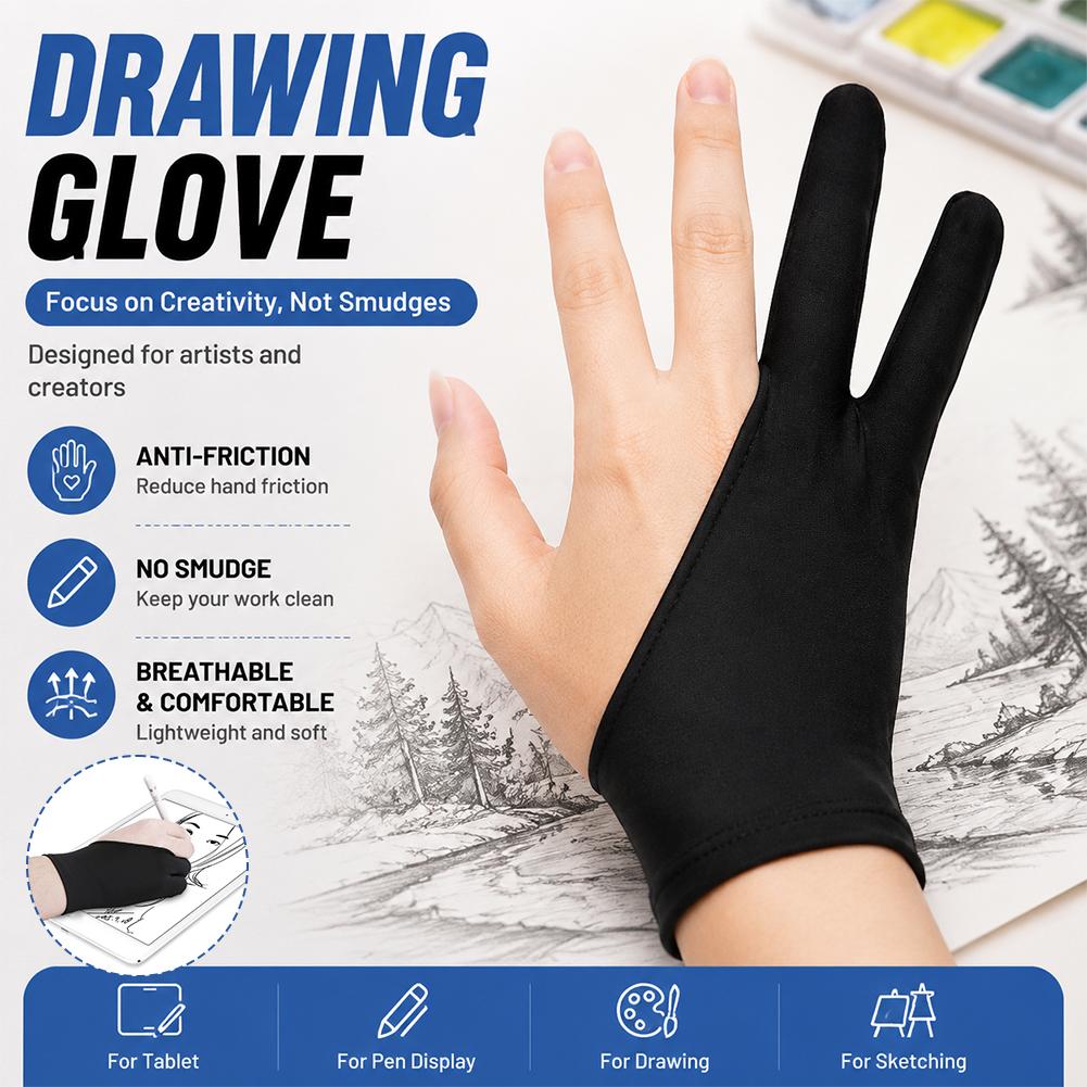 描画用手袋 アンチタッチスクリーンアーティストグローブ 通気 - Drawing Glove Artist のレビューと価格